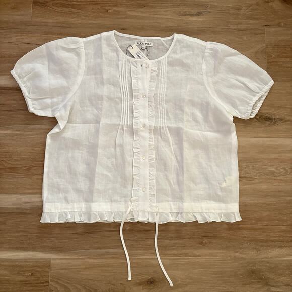Alex Mill Tops - Alex Mill Brittany Top Off White XL